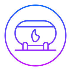 Gas Storage Vector Icons