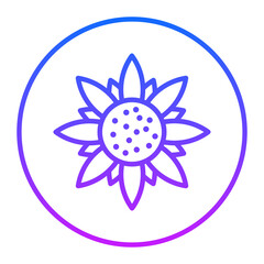 Sunflower Vector Icons