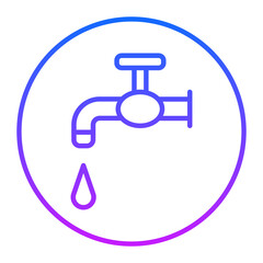 Water Tap Vector Icons