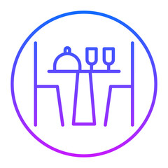 Feast Table Vector Icons