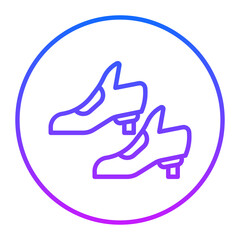 Pilgrim Shoes Vector Icons