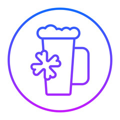 Green Beer Vector Icons