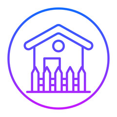 Irish Cottage Vector Icons