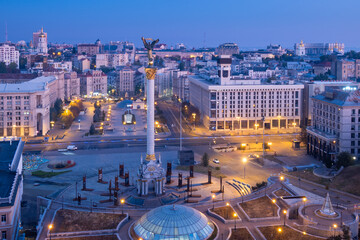 View over Maidan Square, Kyiv