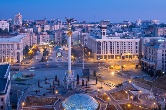 View over Maidan Square, Kyiv