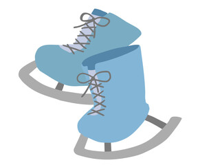 	スケート靴 主線なし