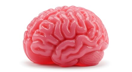 Zombie Brain Jelly Mold Isolated