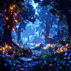 Enchanted Forest Night