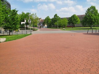 Düsseldorf, Rhein Ufer, NRW Germany