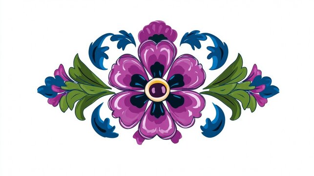 Fototapeta Abstract floral vector illustration pattern for spring design background