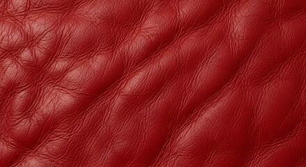 Luxurious deep red leather texture with elegant tufting and subtle sheen perfect for fashion and design backgrounds