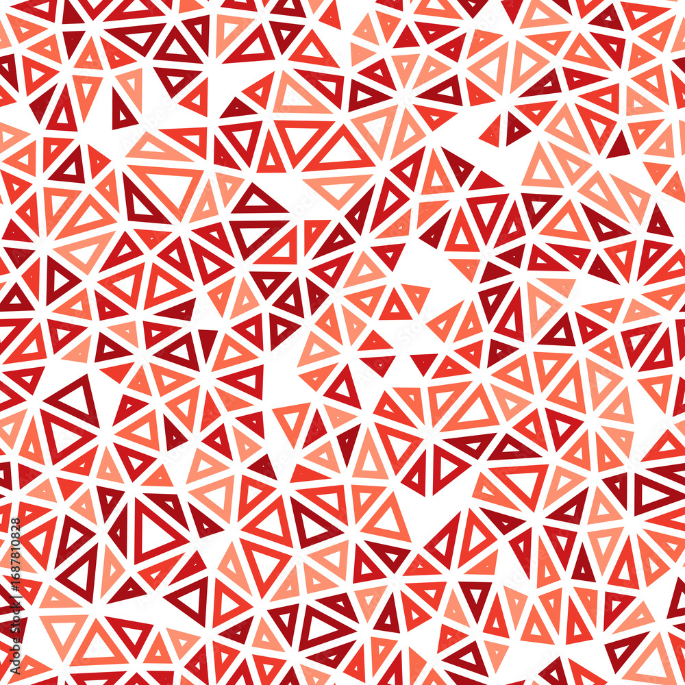 Poster vector science background. small triangles size. mono tone style. geometric shapes outlined. repeata