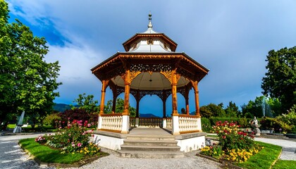 Gazebo in a park