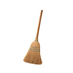 Traditional Straw Broom Transparent PNG Household Cleaning Tool