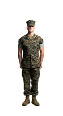 Fototapeta premium A marine soldier
