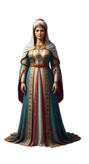 Fototapeta premium A woman of the Samanid dynasty