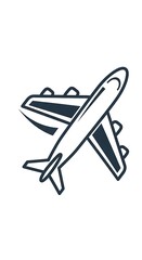 Airplane Transportation Illustration.