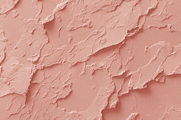 Fototapeta premium Textured pink plaster wall surface with abstract patterns