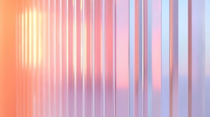 Obraz premium Abstract pastel pink, orange, and blue vertical lines background.