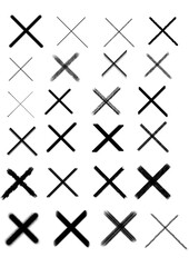 set of check mark icons vector illustration