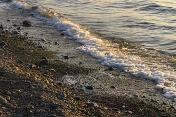 Sandy Mediterranean Beach on Cyprus Island