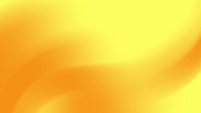 Animated gradient blend of yellow and orange abstract color morphs, suitable for backgrounds, intros, and dynamic visual content creation.