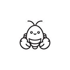 Seafood logo template