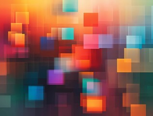 geometric abstract image of a small cube