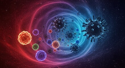 Obraz premium blue abstract background