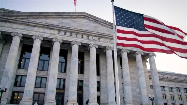 The Federal Reserve building stands tall in Washington D.C., focusing on economic activities and policies. Observing the architecture reveals its historical significance