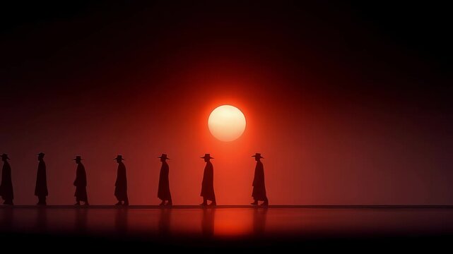 Mysterious Team Marches Against Scarlet Sunset