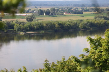 Scenic View Of Vistula River Banks