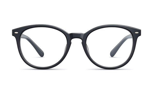 Black round eyeglasses (1)