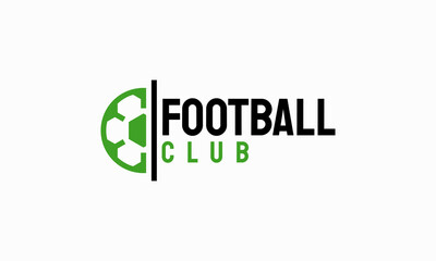 Football Badge with shield logo designs, Soccer Badge logo template