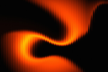 Abstract background with a smooth, hypnotic wave pattern in vibrant orange and yellow gradients, creating a dynamic and modern visual effect.
