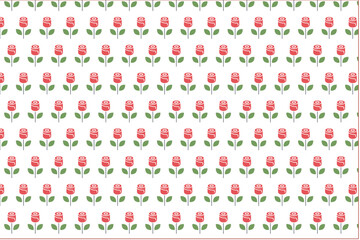 薔薇の柄パターン