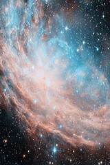 Colorful Nebulae With Stars In Deep Space