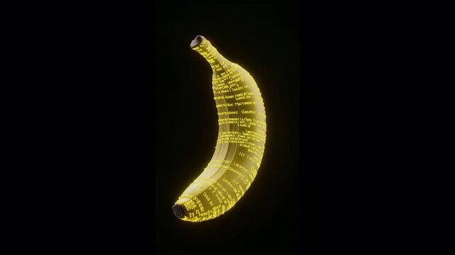Glowing Computer Banana