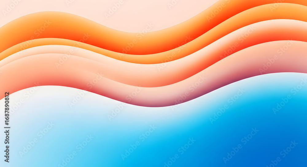 Poster abstract background waves gradient color modern design texture wallpaper backdrop smooth bright vibr