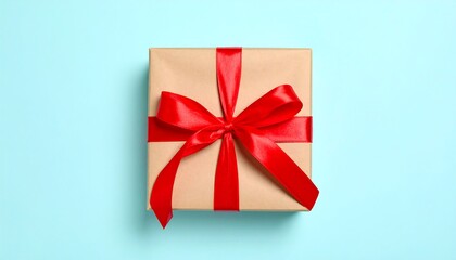 Gift box with red ribbon (2)