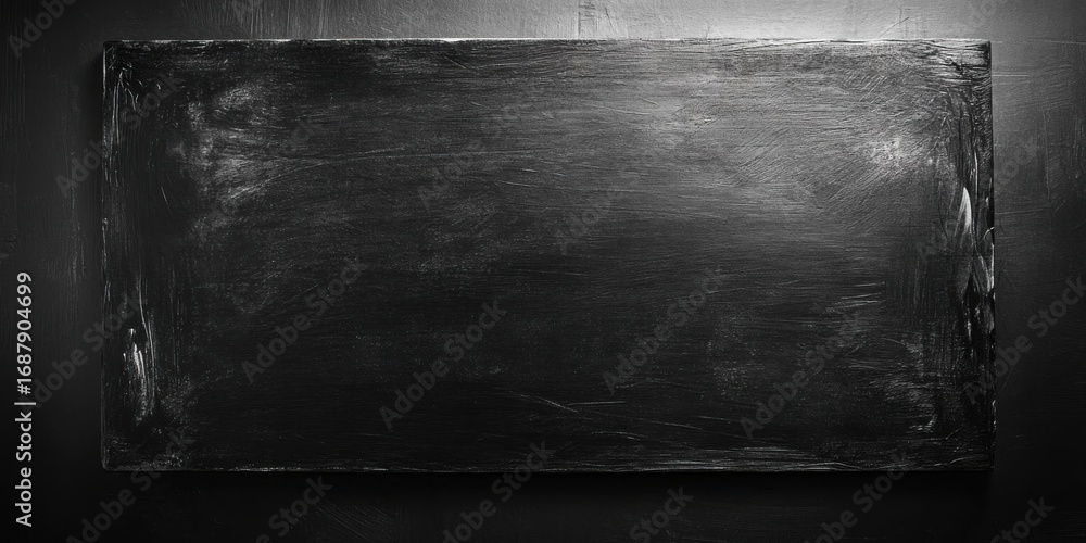 Poster create a dark backdrop and monochrome texture, use a grunge style