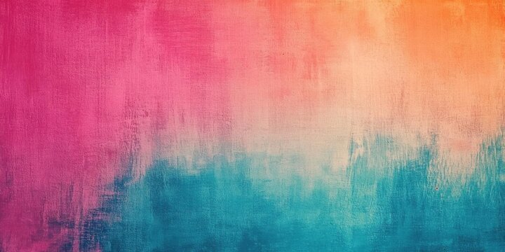 Gradient paint backdrop creates abstract dreamy canvas, colorful textures design