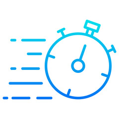 Deadline gradient icon