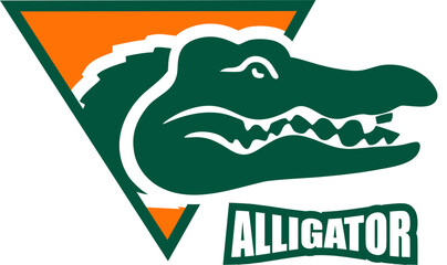 Vector of crocodile Logo design on white background. Wild Animals. Reptile. Alligator Logo Easy editable layered vector illustration.