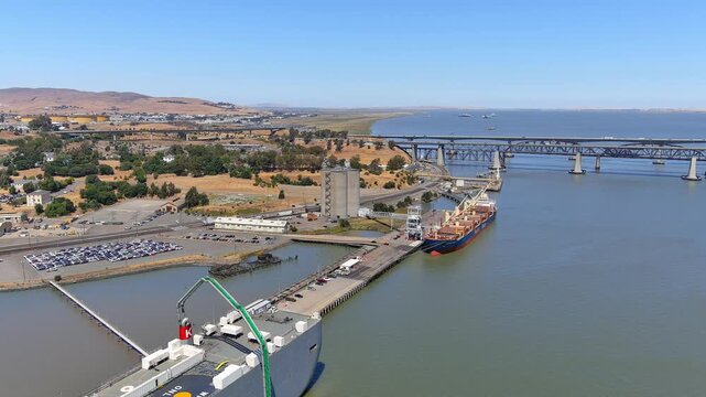 Suisun Bay And The Benicia Bridge