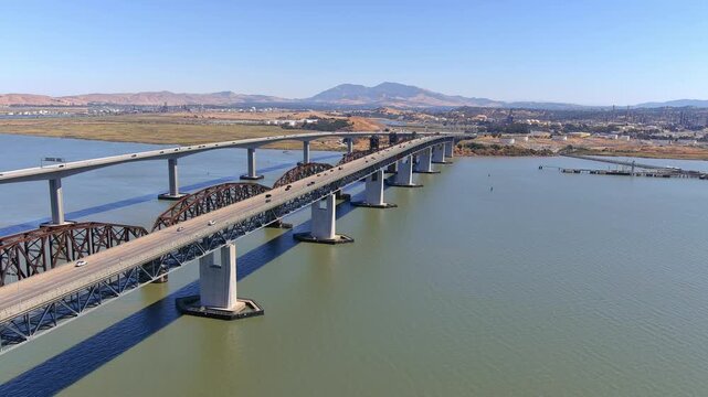 Suisun Bay And The Benicia Bridge