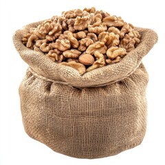 A bag of nuts, including peanuts, with some scattered on the ground