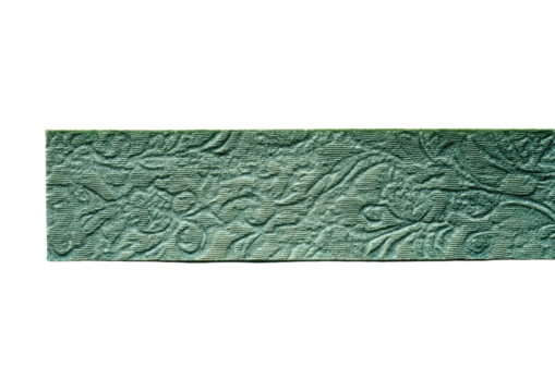 Textured teal ribbon or band