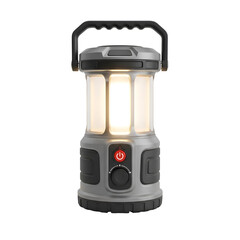 Naklejka premium Portable Lantern Illuminates Outdoors with Bright Light, Ideal for Camping Adventures, Providing a Safe Glow.
