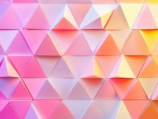 premium quality picture of Gradient triangles background